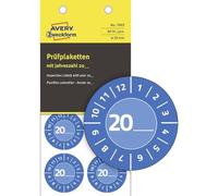 Avery-Zweckform 7903 Prüfplakette 20XX Bleue (Ø) 30mm 30mm 80St.