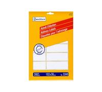 Avery Zweckform - Adhésif permanent - blanc - 102 x 38 mm 280 étiquette(s) (20 feuille(s) x 14 étiquettes adresses