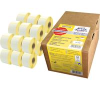 Avery Zweckform AS0722390, Étiquettes en rouleaux, 36 x 89 mm, 4 680 étiquettes / 18 rouleaux, blanc