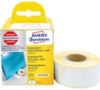 Avery Zweckform AS0722460, Étiquettes en rouleaux, 12 x 50 mm, 220 étiquettes / 1 rouleau, blanc