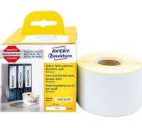 Avery Zweckform AS0722470, Étiquettes en rouleau, 38 x 190 mm, 110 étiquettes / 1 rouleau, blanc
