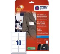 Avery Porte-badge J4785-20 80 x 50 mm 200 pièces