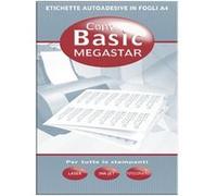 Boite 100 Feuilles Étiquettes Blanches Sans Marges-Laser/Jet D'encre/Photocopieurs-105x74 Mm Mega