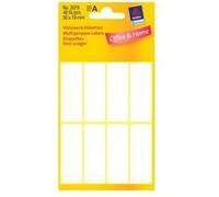 Avery Zweckform - Blanc - 19 x 50 mm 48 étiquette(s) (6 feuille(s) x 8 étiquettes multi-emploi Blanc G