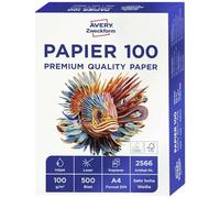 Avery Zweckform Bright White Papier jet d'encre A4 100 g 500 feuilles (Import Allemagne)
