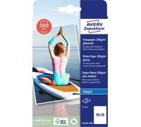 Avery Zweckform C2549-20P Everyday Inkjet papier photo, 10x15, couché une face, 200 g/m², 50 feuilles