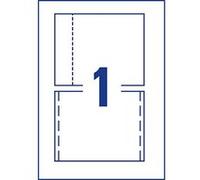 Zweckform C32250-25 Jaquettes CD 25 feuilles Carte microperforée Pour imprimantes laser et à jet d'encre 185 g 151 x 118 mm (Import Allemagne)