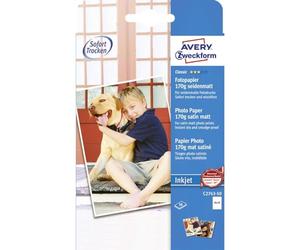 AVERY Zweckform Classic Inkjet-Foto-Papier, 10 x 15 cm, 50 Pezzi