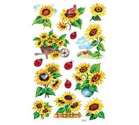 AVERY ZWECKFORM Sticker "tournesols & coccinelles" 2 feuilles de 14