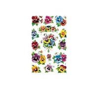 Avery - zweckform design-z sticker stiefmütterchen en papier contenu: 3 planches de 15 sticker (4398) ek handel G