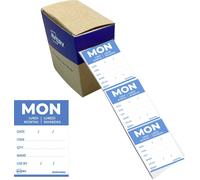 Avery-Zweckform DLDMONREV-500 Etiquette multifonctions 40 x 56 mm papier bleu 1 pc(s) décollable inscription à main