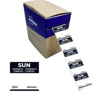Avery – Rouleau d'étiquettes alimentaires "Dimanche" 25x25 mm, 1000 amovibles en boîte dévidoir