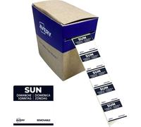 Avery – Rouleau d'étiquettes alimentaires "Dimanche" 25x25 mm, 1000 amovibles en boîte dévidoir