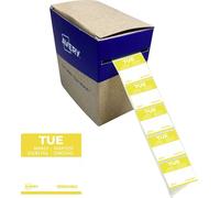 Avery-Zweckform DLSTUEREV-1000 Etiquette multifonctions 25 x 25 mm papier jaune 1 pc(s) décollable inscription à main