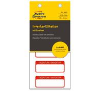 Avery Zweckform Eigentums-Etiketten Inventar-Etiketten Autocollant Avec Laminé