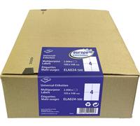 Avery Zweckform ELA024-500 Etiquette universelles 105 x 148 mm blanc 2000 pc(s) imprimante laser, imprimante laser couleur, imprimante à jet dencre