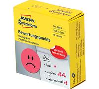 Avery Zweckform étiquette 19 mm Evaluation RT, visage 250ST