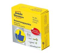 Avery Zweckform Étiquette 19 Mm Evaluation Ye, Pouce 250st - 3861