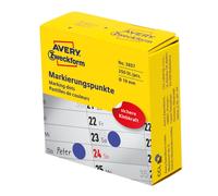 Avery Zweckform étiquette 19 mm marquage point BL, 250ST Bleus