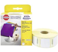 Avery Zweckform Etiquette 25 x 25 mm papier blanc 1000 pc(s) fixation permanente AS0929120 Etiquette universelles