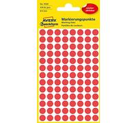 Avery Zweckform étiquette 8 mm marquage rouge point, repositionnable, 416st