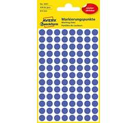 Avery Zweckform étiquette 8 mm Marqueur point bleu, repositionnable, 416st