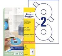 Avery L6015-25 étiquette à imprimer Blanc Imprimante d'étiquette adhésive