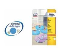 AVERY Zweckform Etiquette CD/DVD SuperSize, blanc, mat Blanc G