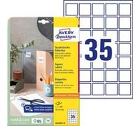 AVERY Zweckform Etiquette d'identification, 35 x 35mm, blanc