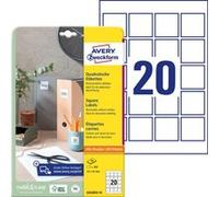 AVERY Zweckform Etiquette d'identification, 45 x 45mm, blanc G