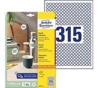 AVERY Zweckform Etiquette d'identification, diamètre: 10 mm G