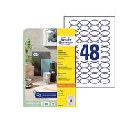 AVERY Zweckform Etiquette d'identification, ovale, 40 x 20mm