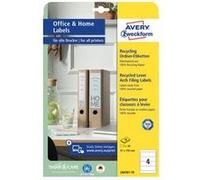 Avery Étiquette dos classeur Zweckform recyclée Home Office G