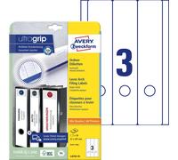 Avery Zweckform Etiquette pour classeur L4759-10 61 x 297 mm papier blanc fixation permanente 30 pc(s)
