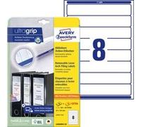 AVERY Zweckform Etiquette pour dos de classeur, détachable G