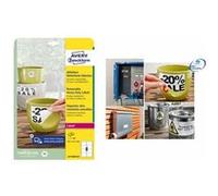 Avery Étiquettes Zweckform 70 x 37 mm résistantes aux intempéries – 20 feuilles 480 pièces