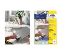Avery Étiquettes universelles L4732REV-10 35,6 x 16,9 mm papier blanc décollable 800 pcs