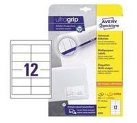 Avery étiquettes Zweckform 4781 97 x 42,3 mm blanc, bord, fixation permanente