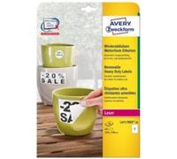 Avery Zweckform Étiquettes 210 x 148 mm résistant aux intempéries, WS 20blatt 40ST résidus