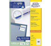 AVERY/Zweckform étiquettes, 48,5 x 25,4 mm, bord