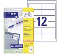 AVERY/Zweckform étiquettes, 97 x 42,3 mm, blanc, bord