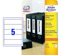 AVERY Zweckform Étiquettes à insérer pour dos de classeur 54 x 190 mm blanc 125 pièces
