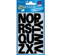 Avery Étiquettes lettres et chiffres Z-Design – Film résistant aux intempéries – Noir 30 étiquettes
