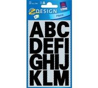 Z-Design Étiquettes lettres et chiffres à coller Lettres weiß | wetterfeste Folie