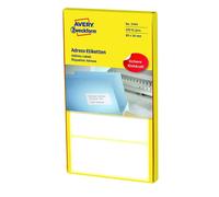 AVERY Zweckform Étiquettes d'adresse 89 x 36 mm pliées en zigzag blanc 320 étiquettes