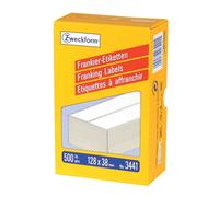 AVERY Zweckform Étiquettes d'affranchissement 128 x 38 mm double blanc 500 étiquettes