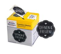 AVERY Zweckform Étiquettes de promotion "Ouvrir" noir 200 étiquettes