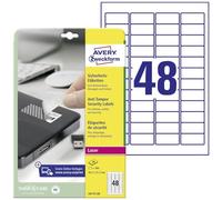 AVERY/Zweckform étiquettes de sécurité, 45,7 x 21,2 mm
