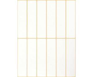 AVERY - Zweckform étiquettes multi-usages, 76 x 19 mm, blanchePP à inscription manuelle Contenu: 324