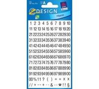 Avery zweckform etiquettes numériques z-design noir sur blanc 2f 3721 G